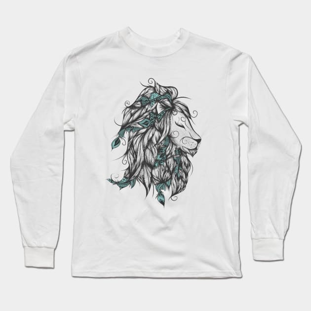 Lion Long Sleeve T-Shirt by LEMEX